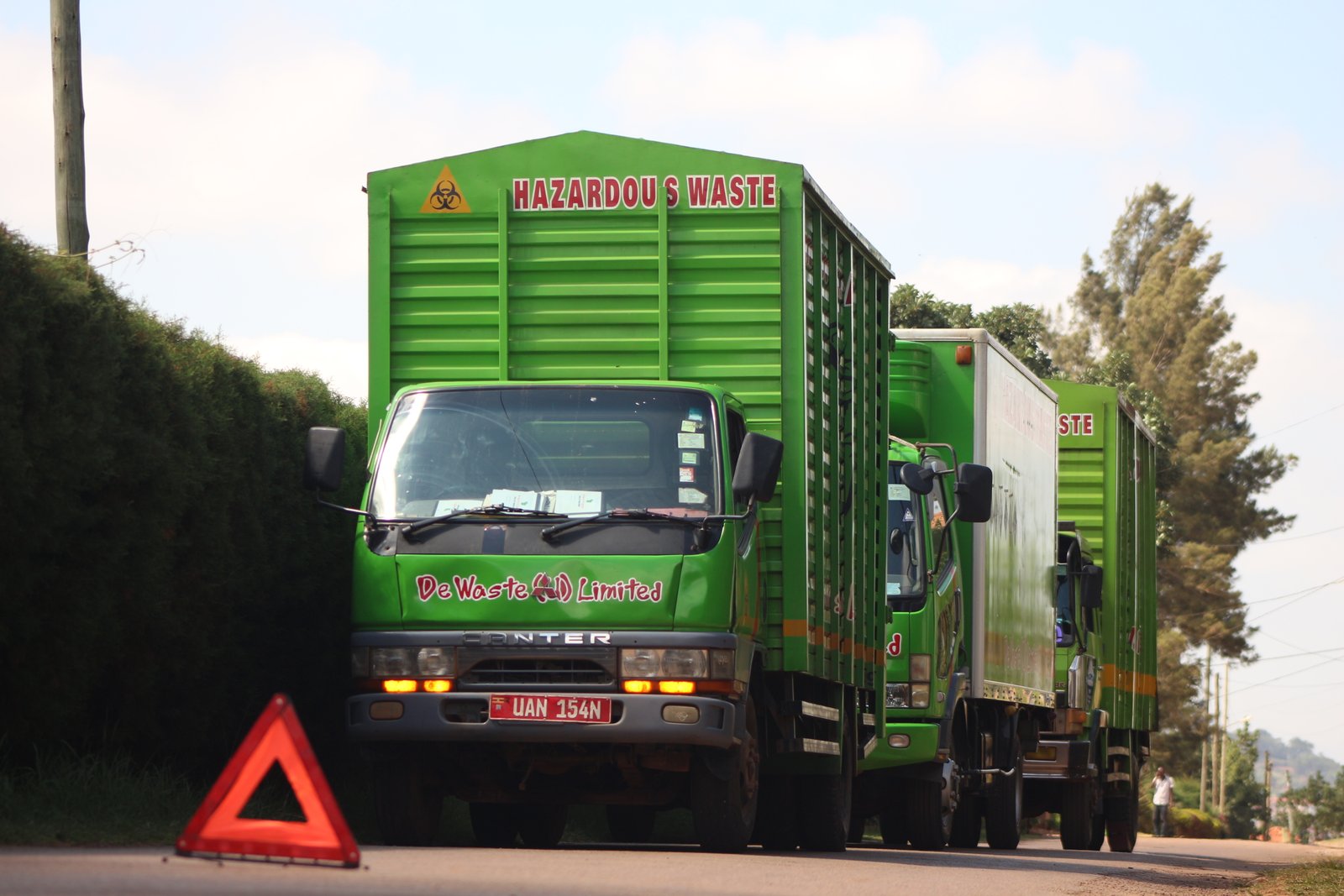 De Waste hazardous waste truck fleet